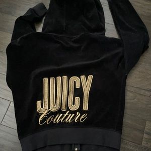 Black juicy couture jacket (velvet)